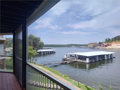 View from the deck all the way to the main channel of the Niangua Arm