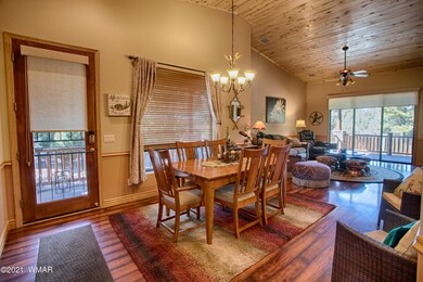 Spacious dining area