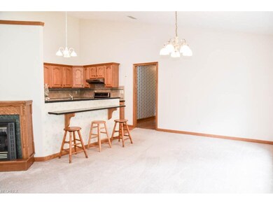 The dining room is open to the kitchen.
