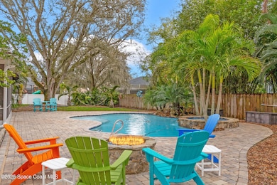 Private backyard oasis