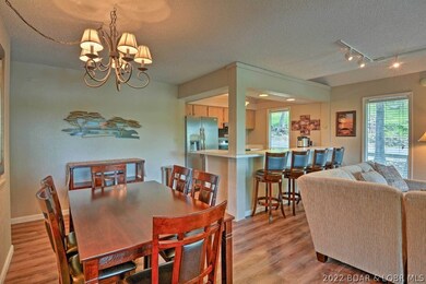 A look at kitchen and dining area