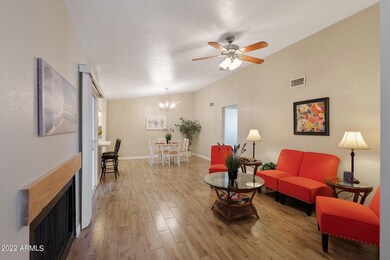 LR / DR / Fireplace / Tile Flooring