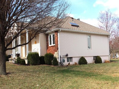 East side of the house.