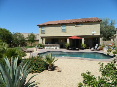 Large back yard