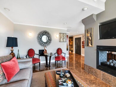 Living Room 2 sided fireplace