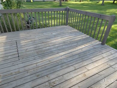 Deck listed as patio in MLS dimensions.  Access to