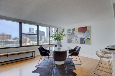 Spacious dining area.