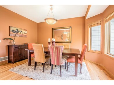 Dining room offering abundant natural light.