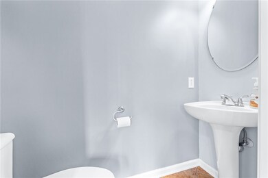 1st floor Powder Room next to the Den