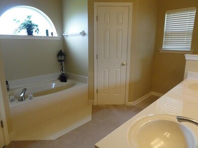Luxury master bath including separate his and her 