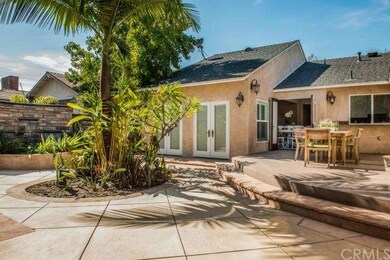 The expansive rear courtyard area is private and s