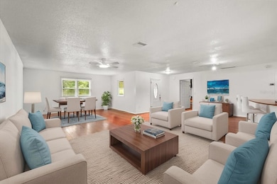 Living Room - Dining Room -Entrance (STAGED Furniture)