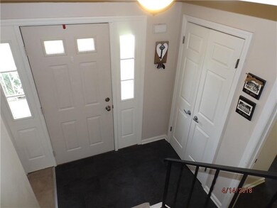 Front Entry  with coat closet.