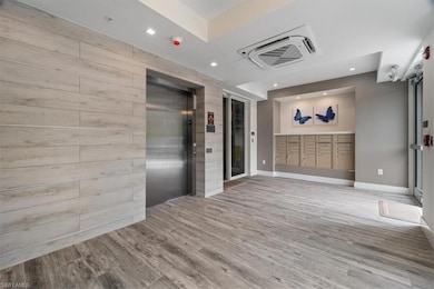 Community lobby with visible vents