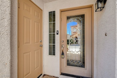 Front door and door to storage room