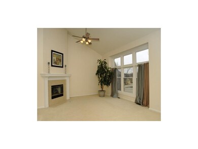 Spacious open great room with Fireplace
