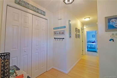 Nice sized closet in entry way.