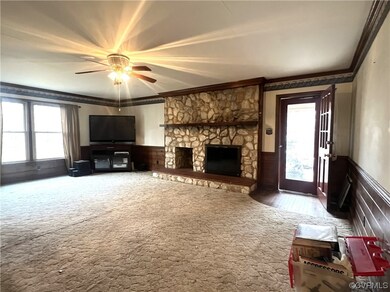 Unfurnished living room featuring plenty of natura