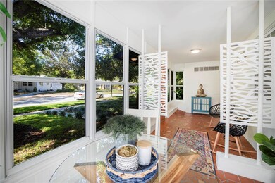Enclosed front porch