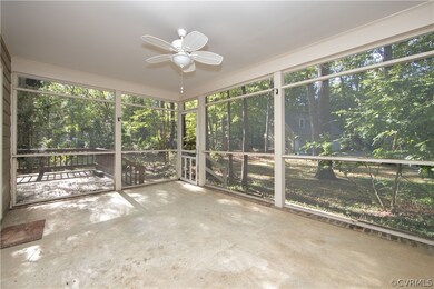 Screened porch.