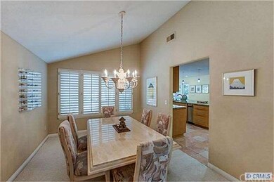 The Dining room is open to the living room with it