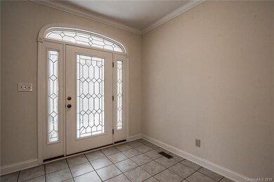Entry with Beautiful Glass Door Panes