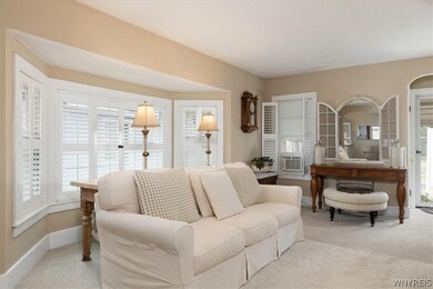 Living Room, Beautiful Plantation Shutters