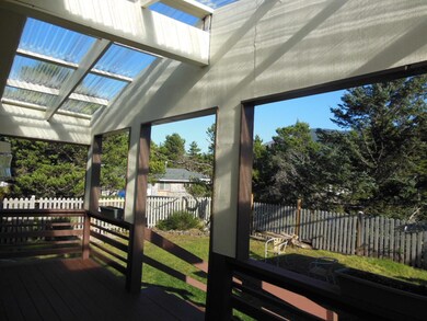 Covered Deck in backyard