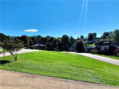 View from driveway to corner.