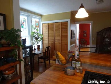 Kitchen. View from stove looking into breakfast ro