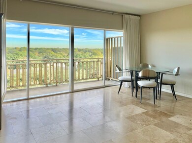 Beautiful travertine tile floors throughout and ac
