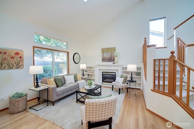 Vaulted ceilings and tons of natural light!