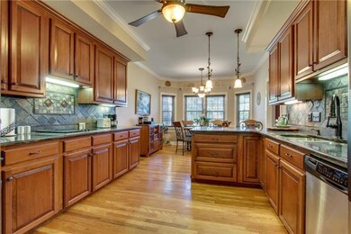 Kitchen with perfect room for all of that hoilday cooking.