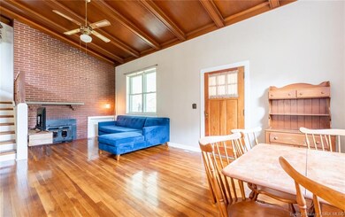 This cute little home is open and airy.