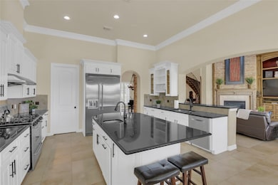 Freshly painted kitchen with tons of storage, gran