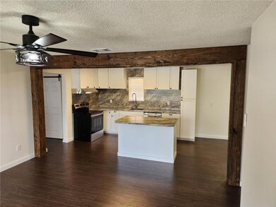 Open view of kitchen