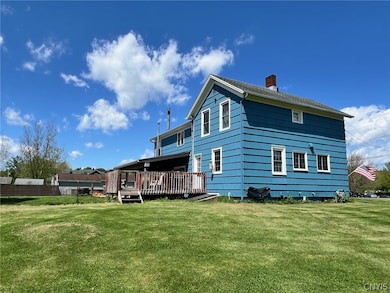 View of back deck and covered patio!