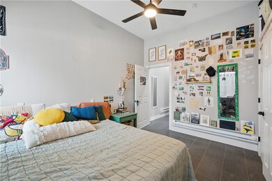High ceilings, durable tile floors...