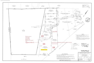 Lot 57 marked approx
