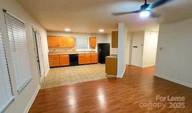 View of greatroom and kitchen