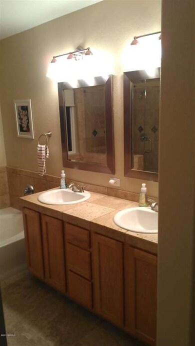 Master bathroom sinks