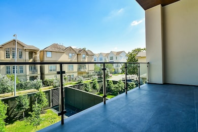 Spacious second-floor balcony perfect for outdoor