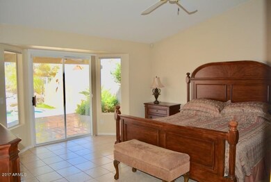 Oversized Master Bedroom with exit to Po