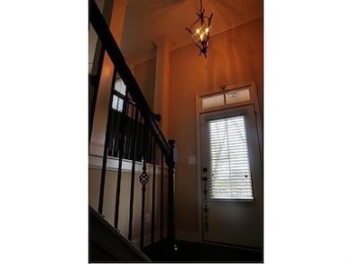 Entrance foyer with stairway