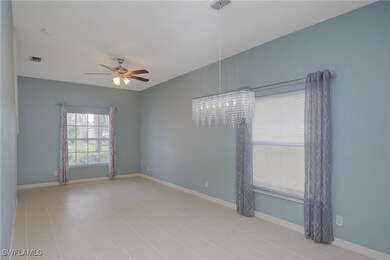 Unfurnished Dining and Living areas