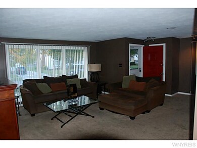 Family Room. Big windows let in a lot of natural l