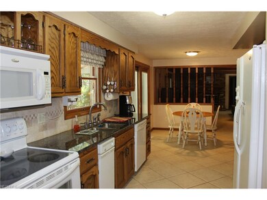 Newer white appliances will stay with this home. H