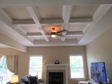 Coffered ceiling
