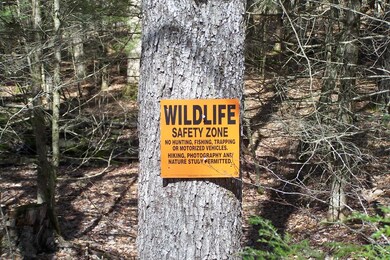 This parcel allows a landowner to restrict public 