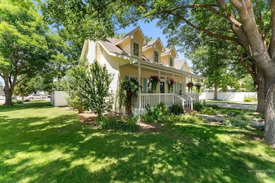 View of front of house with covered porch